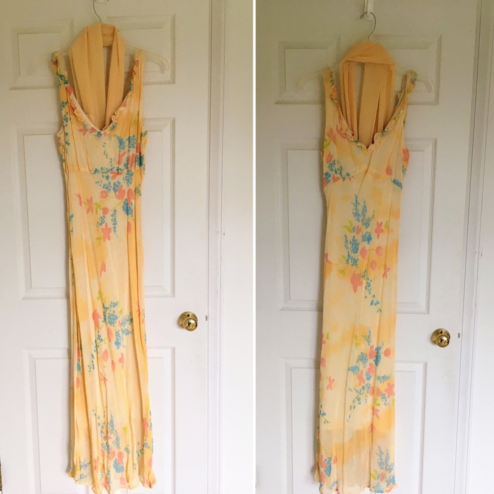 Ruffled spring dress